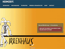 Tablet Screenshot of keimzeit.de